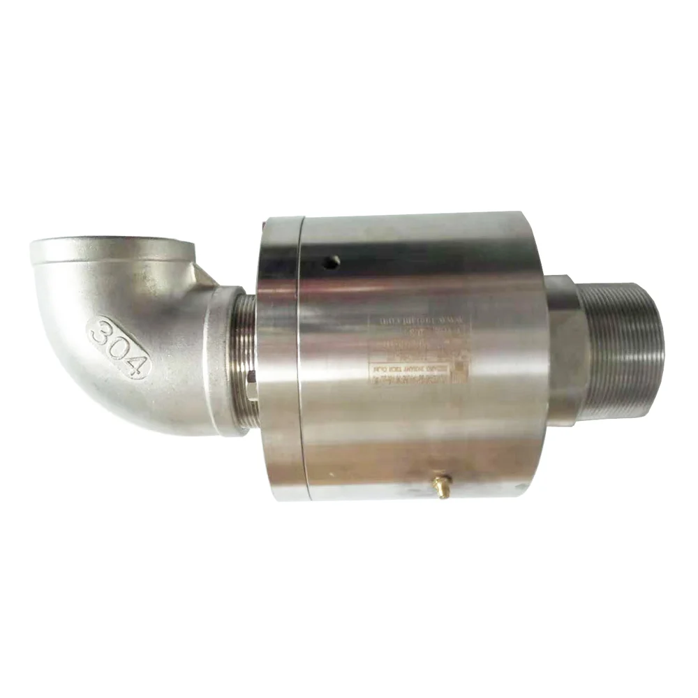 Ingiant single-way liquid rotary joint 1 channel for rolling machinery, view 3
