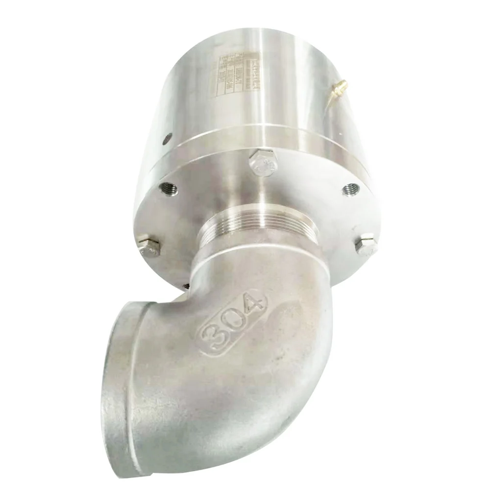 Ingiant single-way liquid rotary joint 1 channel for rolling machinery — rotary joints manufactured by INGIANT