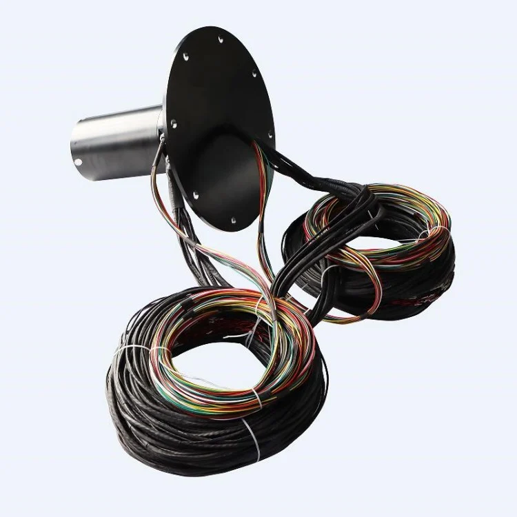 Ingiant Solid flange type slip ring can be customized with 80 channel — customized slip rings manufactured by INGIANT