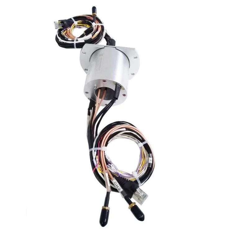 Ingiant solid shaft flange slip rings used well in drone and RC flight model, view 3