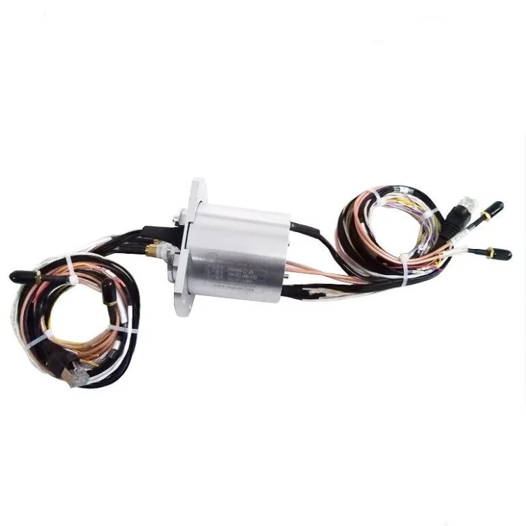 Ingiant solid shaft flange slip rings used well in drone and RC flight model, view 2