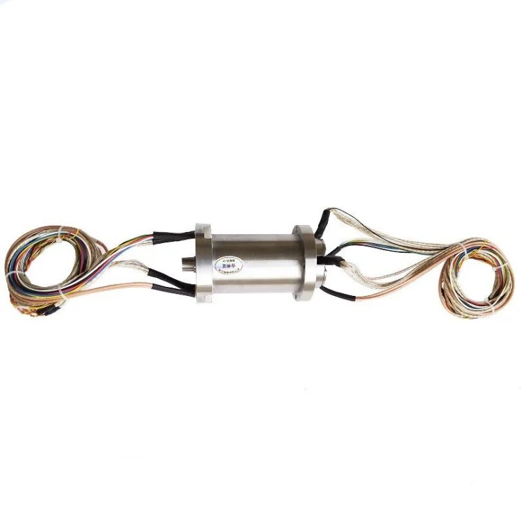 Ingiant solid shaft slip ring 25 channels used in modern smart farming, view 2