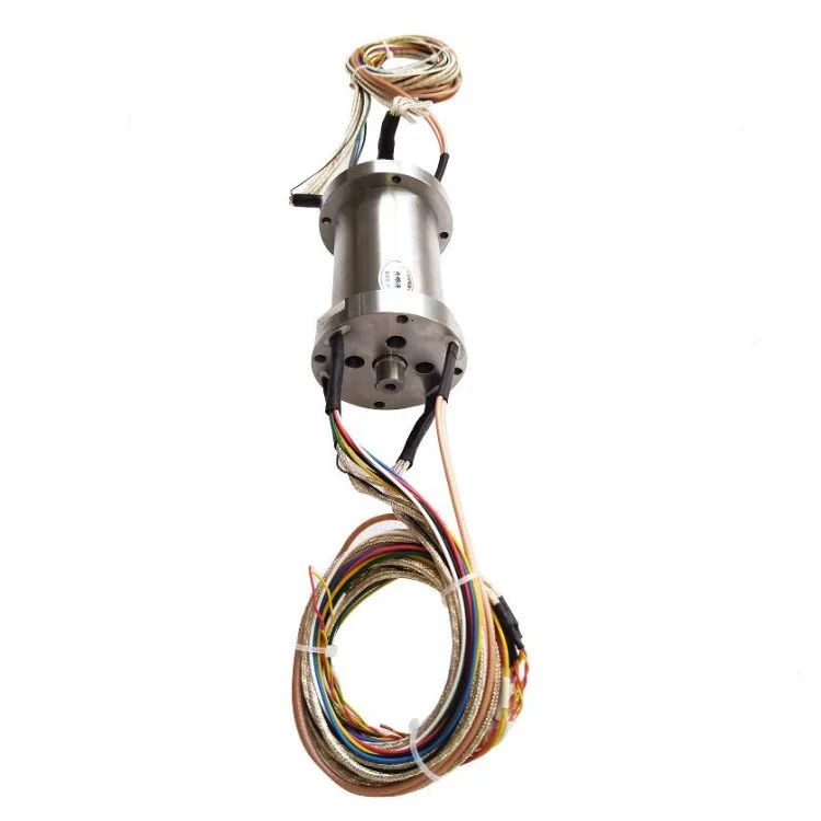 Ingiant solid shaft slip ring 25 channels used in modern smart farming, view 3