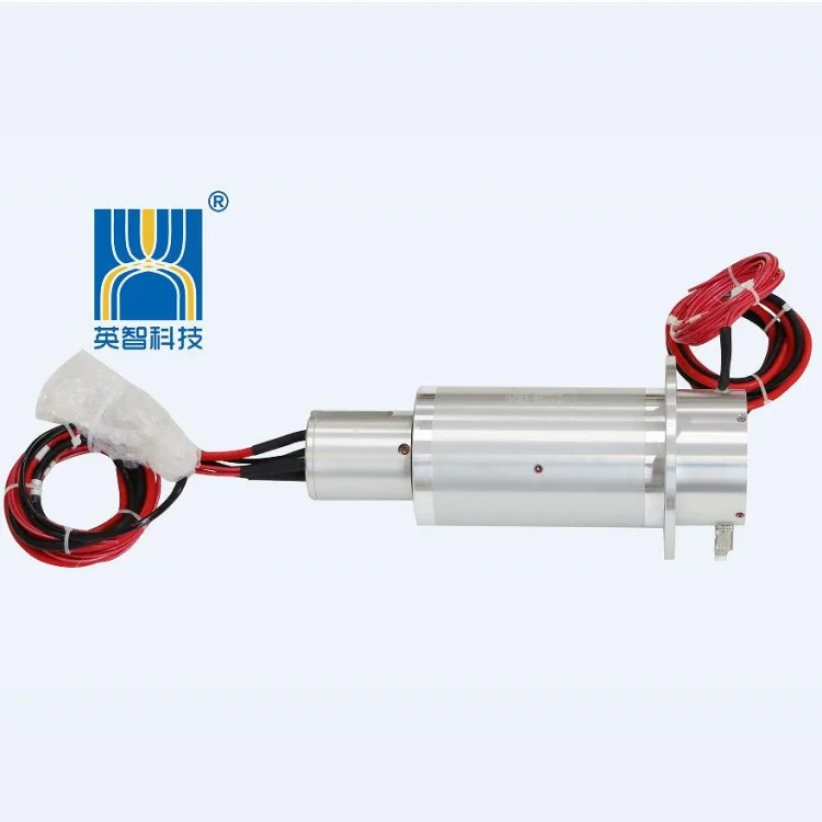 Ingiant space-saving capsulated slip rings 7 channels with 2 fiber optic for Robots, view 2