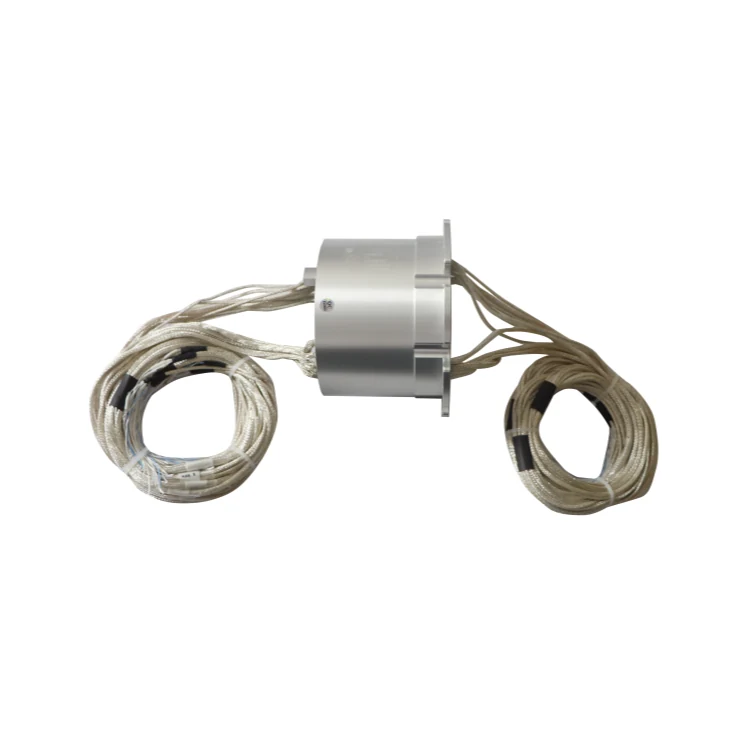 DHK080-33 Ingiant standard through hole slip ring hole diameter 80mm with 33 channels power and signal, view 2