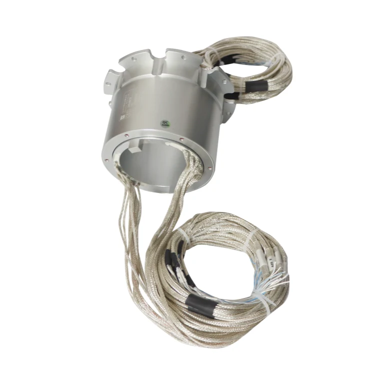 DHK080-33 Ingiant standard through hole slip ring hole diameter 80mm with 33 channels power and signal, view 3