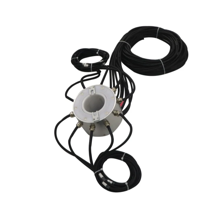 DHK070-20-1A Ingiant Standard through hole slip ring inner diameter 70mm with 20 channels 1A power — through bore slip rings manufactured by INGIANT