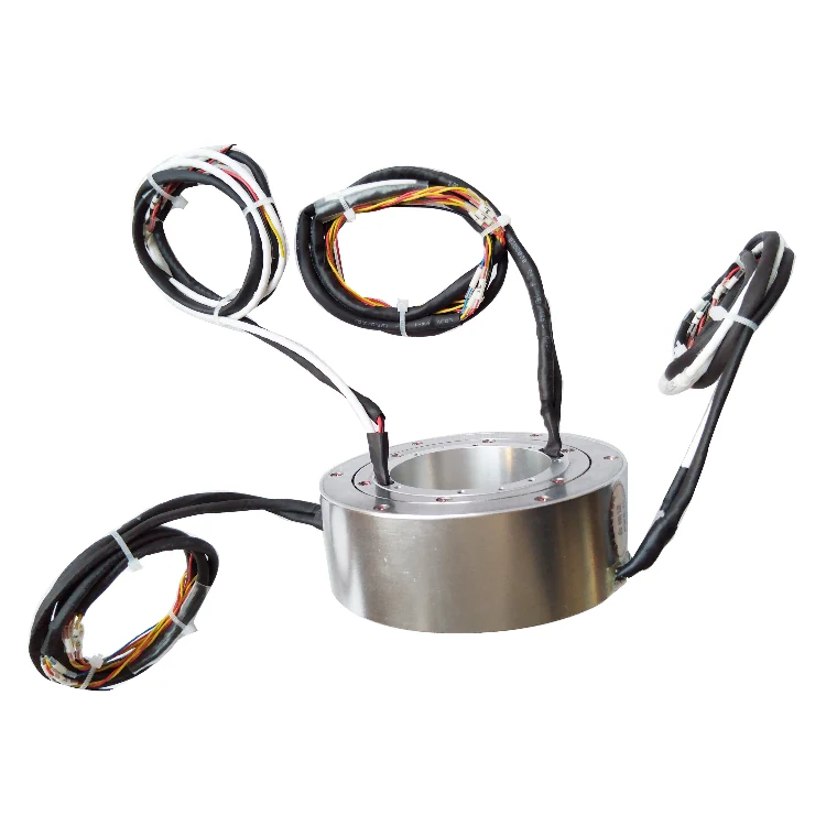DHK055-16 Ingiant through hole slip ring hole diameter 55mm 16 channels all-aluminum alloy structure, view 2