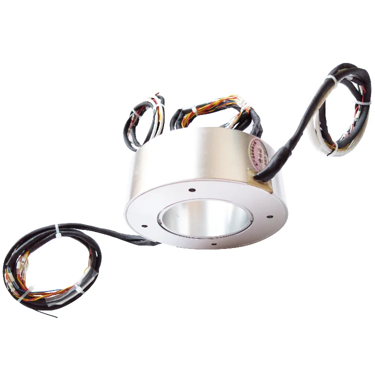 DHK055-16 Ingiant through hole slip ring hole diameter 55mm 16 channels all-aluminum alloy structure, view 3