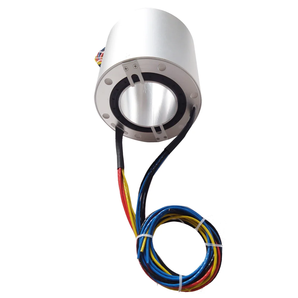 Ingiant 80mm IP65 through hole slip ring for EV charger — through bore slip rings manufactured by INGIANT