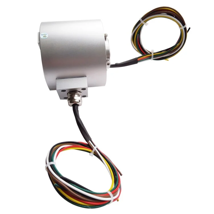 DHK038F-6 IP65 waterproof dustproof through hole slip ring hole diameter 38mm 6channels, view 3