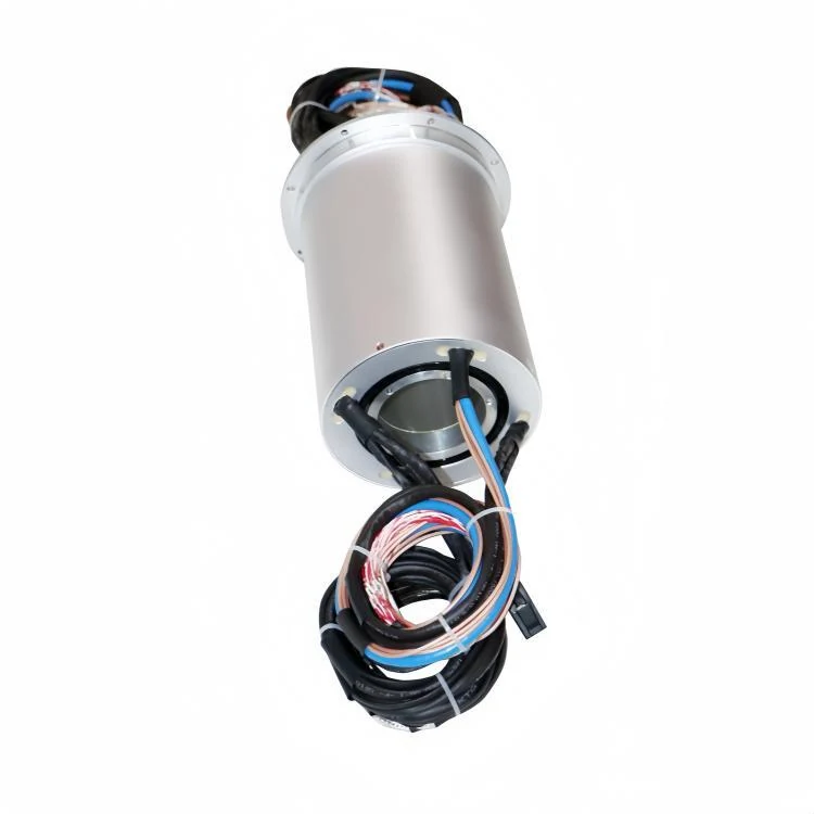 DHK070F-94 IP65 waterproof slip ring , Gigabit Ethernet,hollow shaft slip ring, view 3