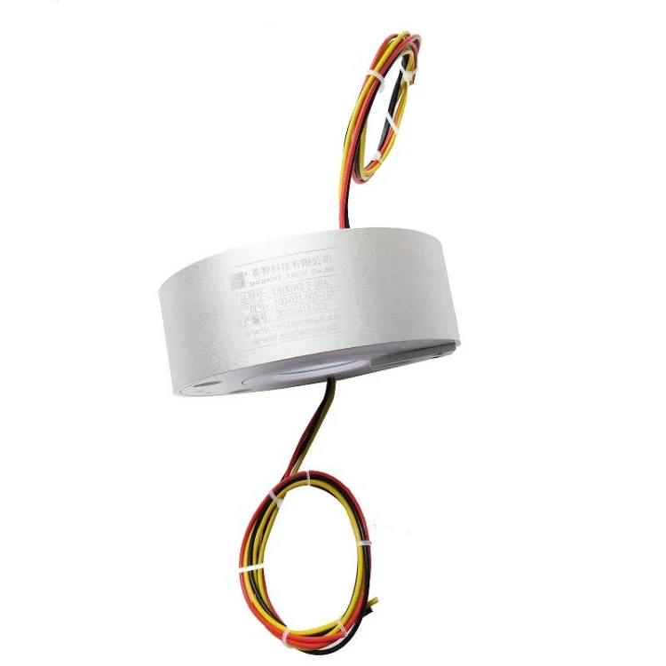 DHK042-3-10A long service life hollow shaft slip rings with hollow shafts 42mm 10A, view 2