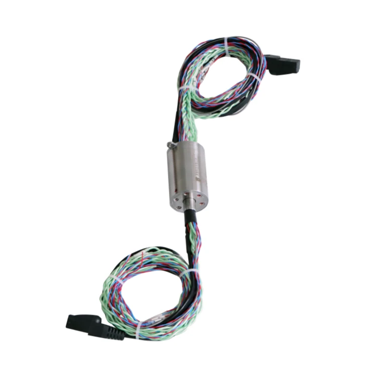 DHS030-24-002 Ingiant Micro Ethernet Slip Ring out diameter 30mm with 1 Gigabit Ethernet signal and 15 channels power, view 2