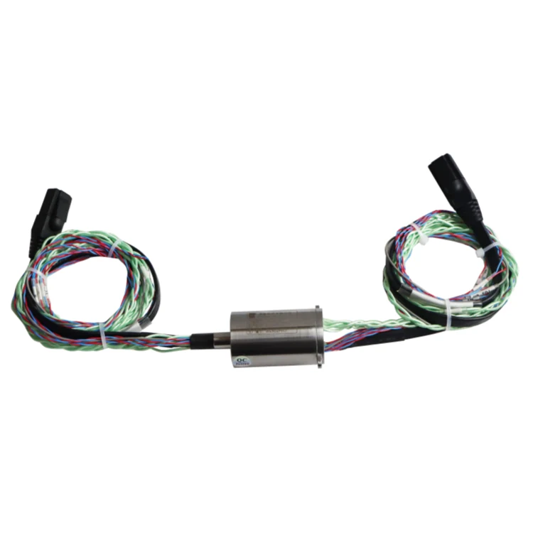 DHS030-24-002 Ingiant Micro Ethernet Slip Ring out diameter 30mm with 1 Gigabit Ethernet signal and 15 channels power, view 3