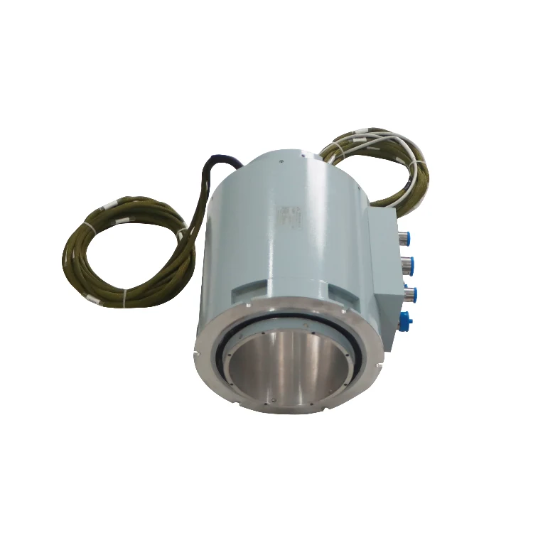 DHK149-31 Customized149mm military grade through hole slip ring with aviation plug 31channels, view 3