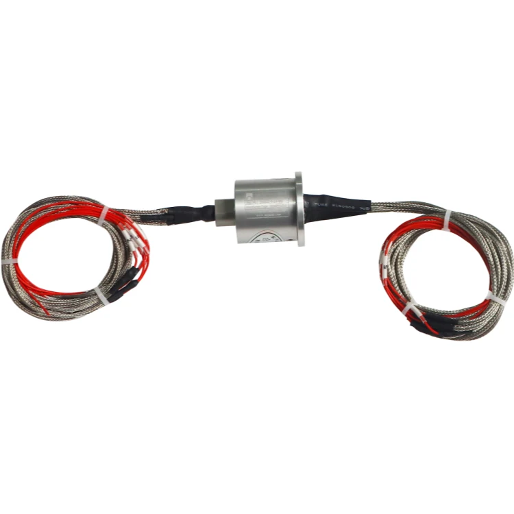 DHS027-6-2A-002 Ingiant OD 27mm miniature slip ring 6 channels 2A used for scanning machines — capsulated slip rings manufactured by INGIANT