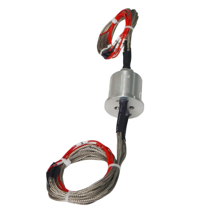 DHS027-6-2A-002 Ingiant OD 27mm miniature slip ring 6 channels 2A used for scanning machines, view 2