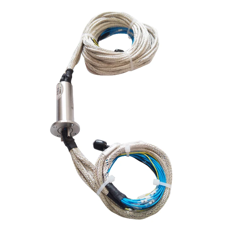DHS019-28 Ingiant miniature slip ring with outer diameter 19mm 28 channels designed for small installation spaces, view 3