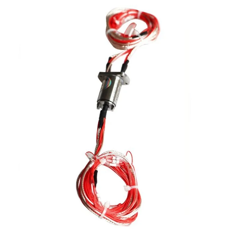 DHS016-12-002 Miniature slip ring with 12 circuits for Centrifugal test bench, view 3