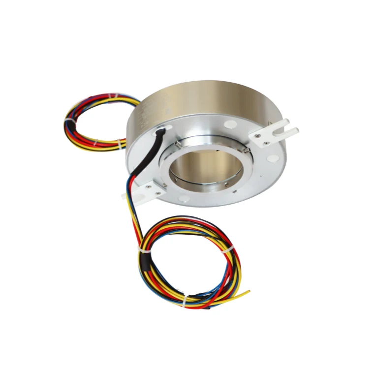 DHK060-4-002 Supply high quality hollow shaft slip ring 60mm hole diameter for cable drum, view 2
