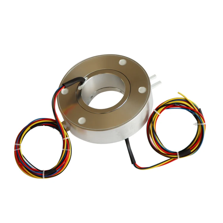 DHK060-4-002 Supply high quality hollow shaft slip ring 60mm hole diameter for cable drum, view 3