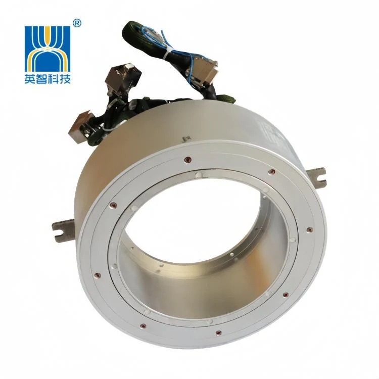 DHK120-25 Network HD Ethernet slip ring large pore size through hole slip ring, view 3