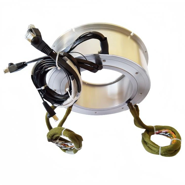DHK120-25 Network HD Ethernet slip ring large pore size through hole slip ring — ethernet slip rings manufactured by INGIANT