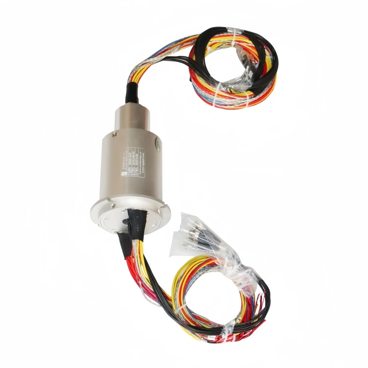 DHS085-30-8F optoelectronic hybrid slip ring 8-channel optical fiber 30channels electrical signal, view 3