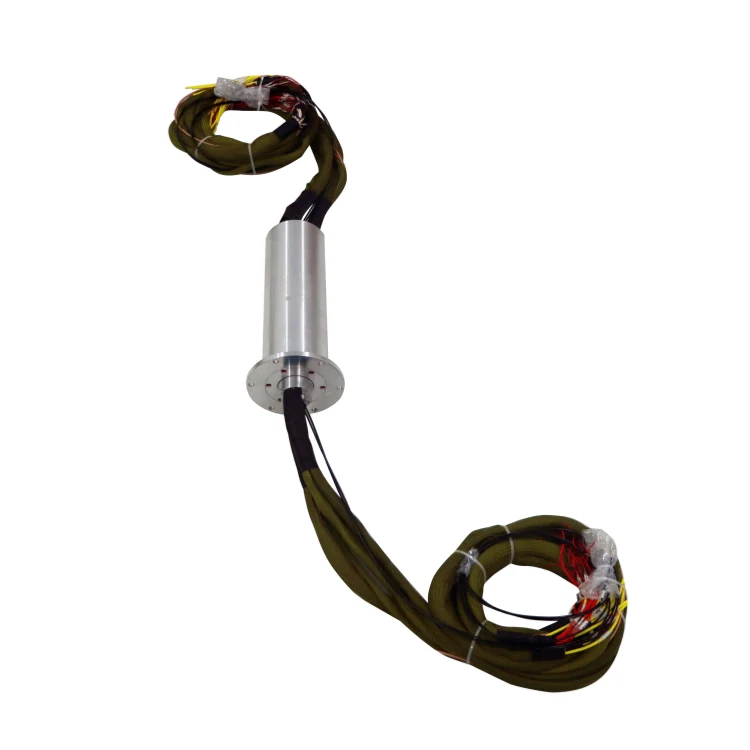 DHS085-81-2F optoelectronic rotary joint 2-channel optical fiber 81channels electrical signal — fiber optic rotary joints manufactured by INGIANT