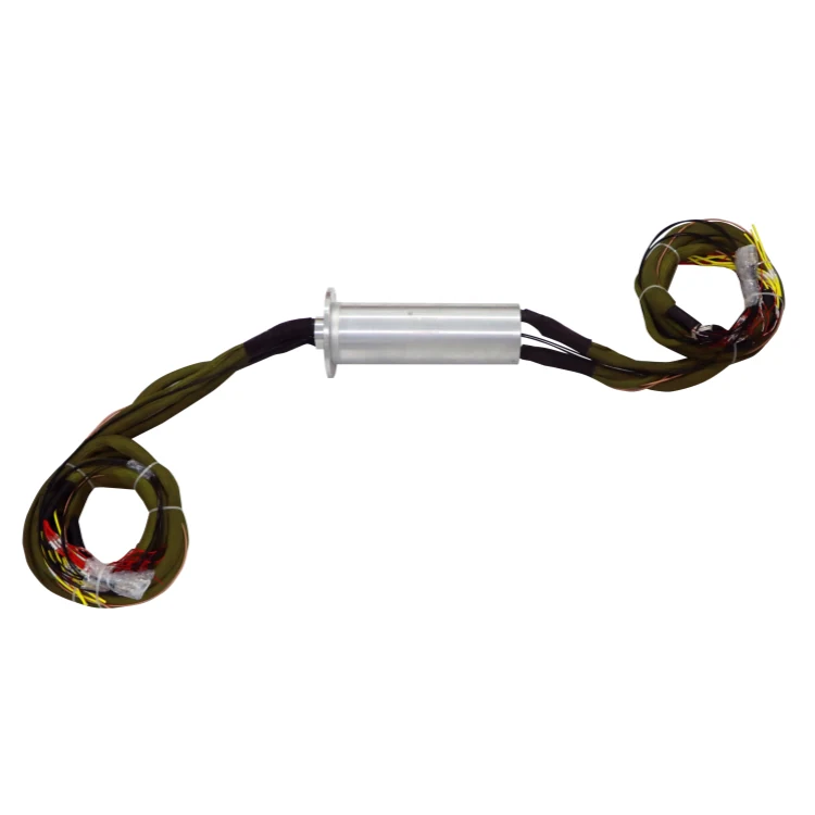 DHS085-81-2F optoelectronic rotary joint 2-channel optical fiber 81channels electrical signal, view 3