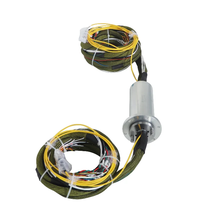 DHS060-49-1F-002 1 channel fiber optic – Optoelectronic slip ring military grade standard for Radar — fiber optic rotary joints manufactured by INGIANT