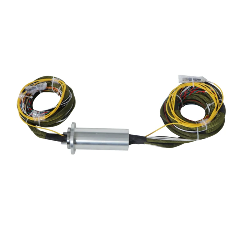 DHS060-49-1F-002 1 channel fiber optic – Optoelectronic slip ring military grade standard for Radar, view 2