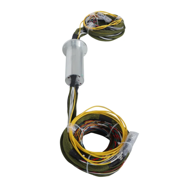 DHS060-49-1F-002 1 channel fiber optic – Optoelectronic slip ring military grade standard for Radar, view 3