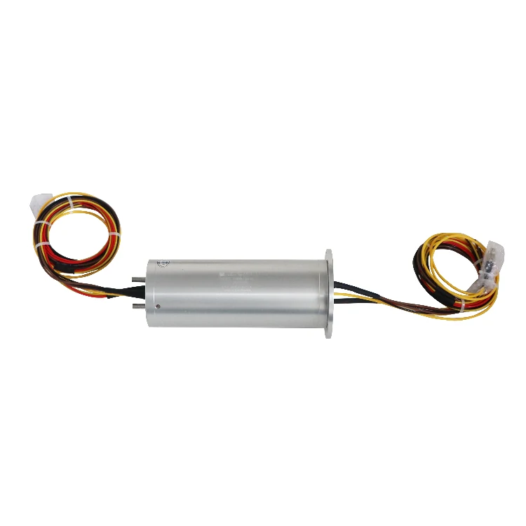 DHS080-4-30A-1F single-channel optoelectronic slip ring with outer diameter 80mm, 4 channels 30A, view 3