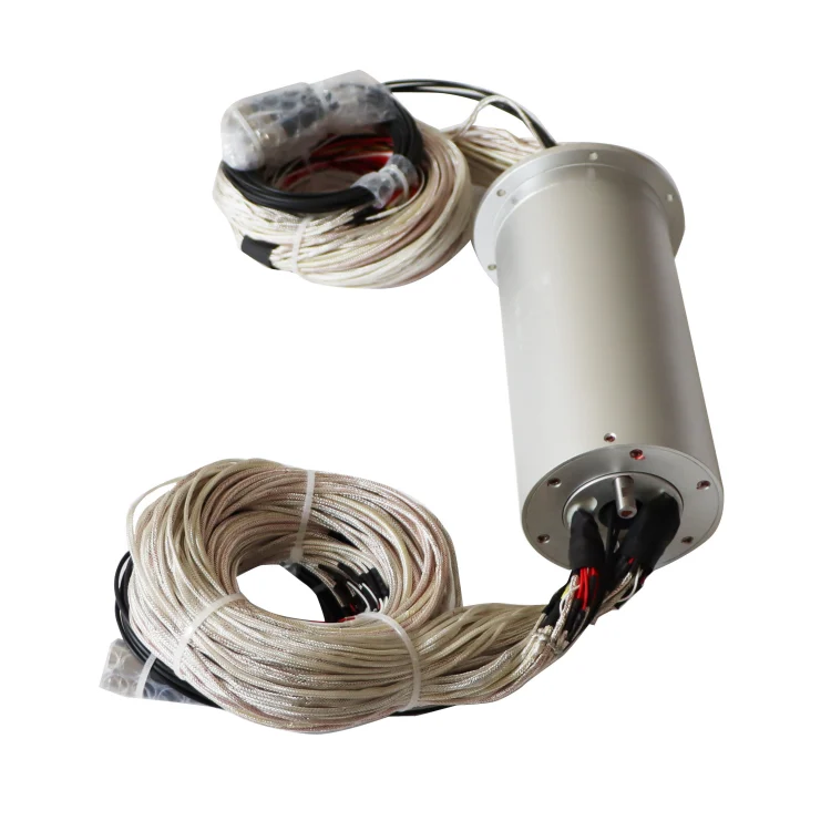 Ingiant integral precision optoelectronic slip ring combine 4 channel optical fibers for radar antennas — fiber optic rotary joints manufactured by INGIANT