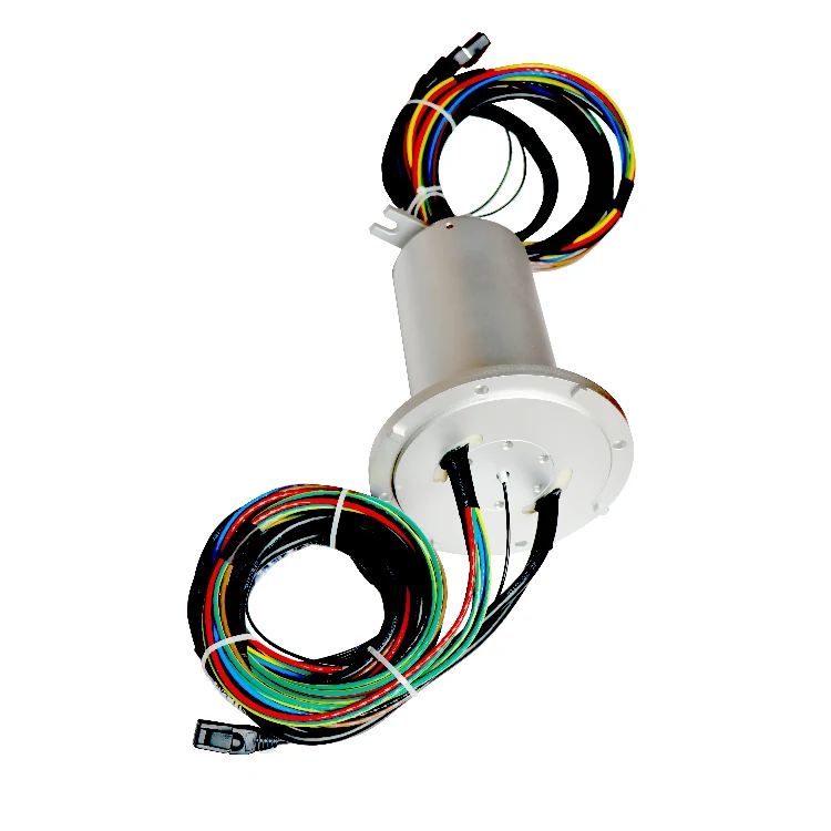 DHS058-25-1F optoelectronic slip ring military grade standard, 1channel fiber optic — fiber optic rotary joints manufactured by INGIANT