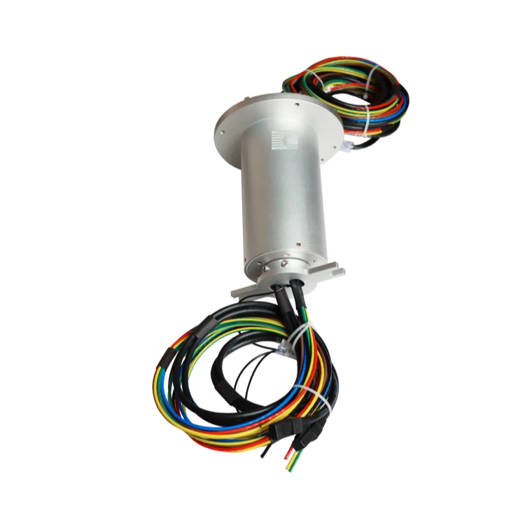 DHS058-25-1F optoelectronic slip ring military grade standard, 1channel fiber optic, view 3