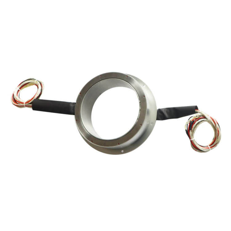 DHK113-14-002 Pancake slip ring inner diameter 113mm 14 channels power used for Rotary tables — customized slip rings manufactured by INGIANT