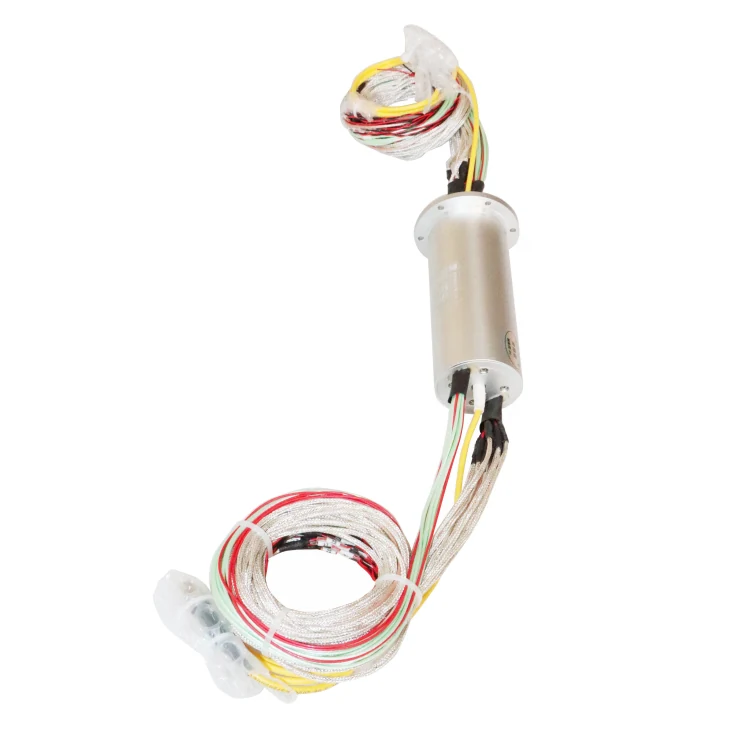 DHS045-43-1F Non-standard customizable photoelectric combination slip ring focus on fiber optic slip rings, view 3