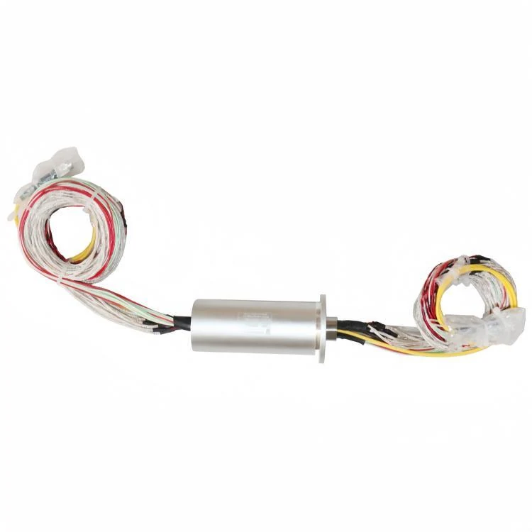 DHS045-43-1F Non-standard customizable photoelectric combination slip ring focus on fiber optic slip rings, view 2