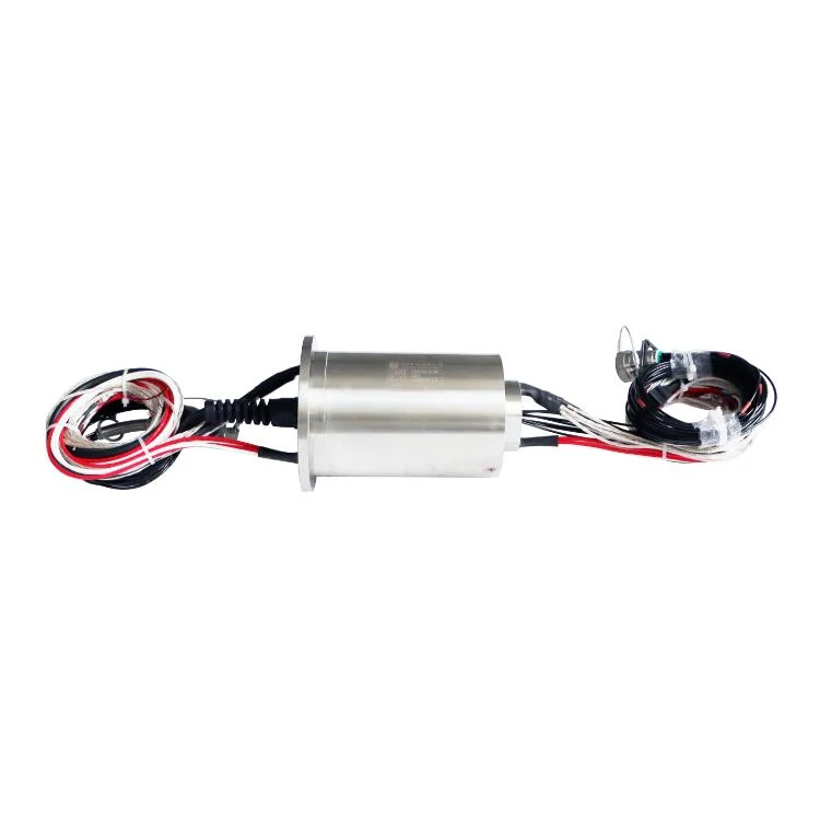DHS095-25-8F photoelectric combination slip rings transmit 8 optical fibers and 25 electrical channels, view 3