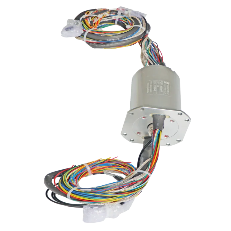 DHS058-60-4F Photoelectric slip ring for high speed spherical camera — hybrid slip rings manufactured by INGIANT