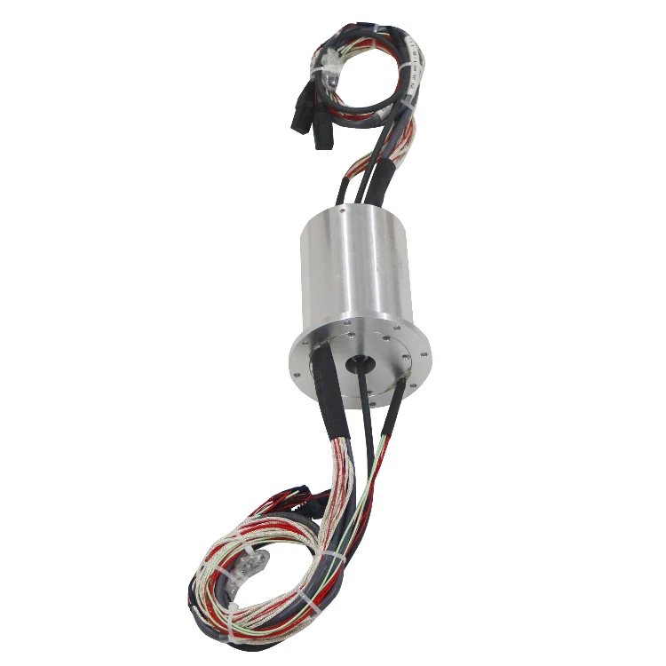 DHS080-38-8F Solid shaft 80mm series photoelectric slip ring combination 8channels optical fiber — fiber optic rotary joints manufactured by INGIANT