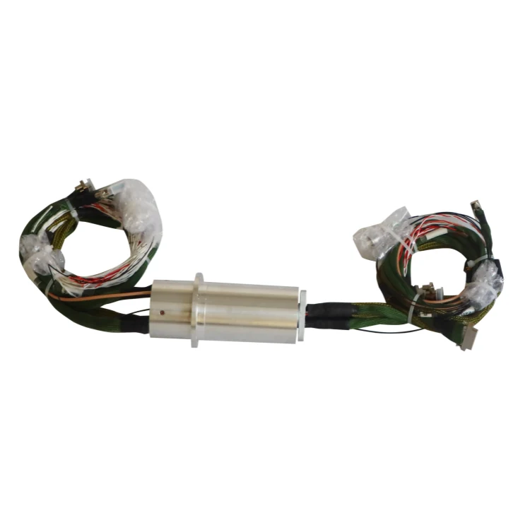 DHS047-65-1F Military quality single-channel photoelectric slip ring 47mm with 65 channels power and signal, view 2