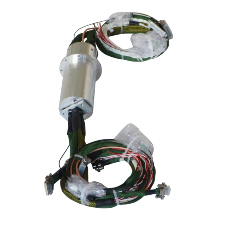 DHS047-65-1F Military quality single-channel photoelectric slip ring 47mm with 65 channels power and signal, view 3