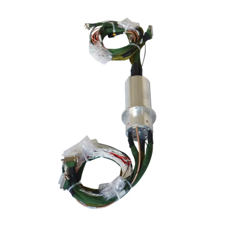 DHS047-65-1F Military quality single-channel photoelectric slip ring 47mm with 65 channels power and signal — fiber optic rotary joints manufactured by INGIANT