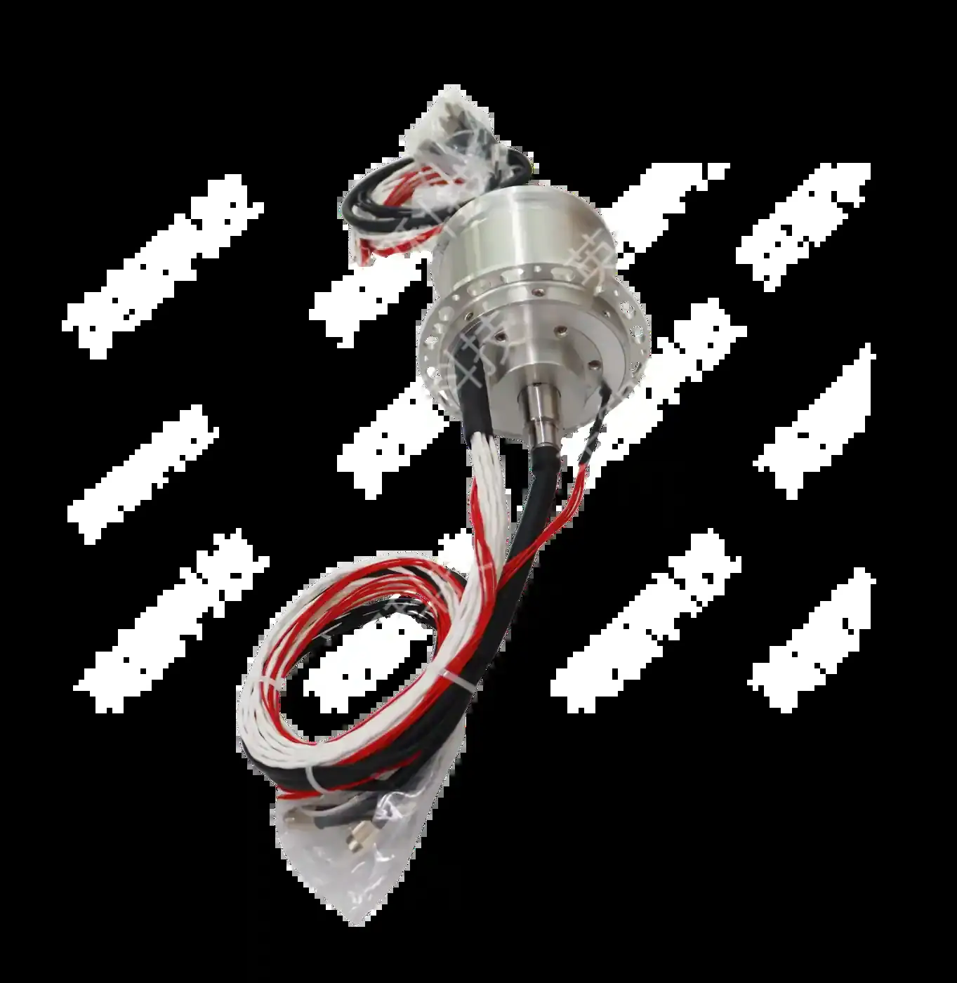 DHS092-26-6F Customized photoelectric slip ring combination with 6 optical fibers, outer diameter 92mm, view 3
