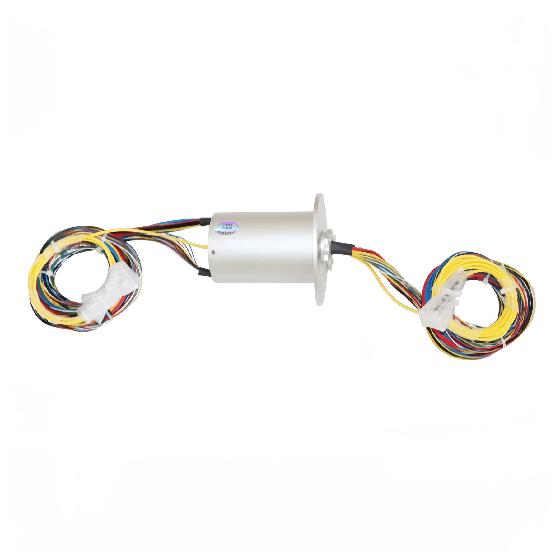 DHS070-38-1F hybrid slip ring photoelectric slip rings combined 38 electrical channels and one fiber optic slip ring, view 2