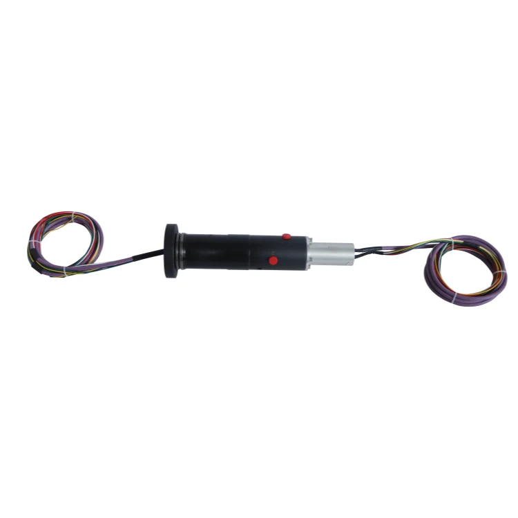 DHS045-9-2Q-002 Pneumatic and electric hybrid slip ring 45mm combination 9-channel electric and 2-channel gas, view 2